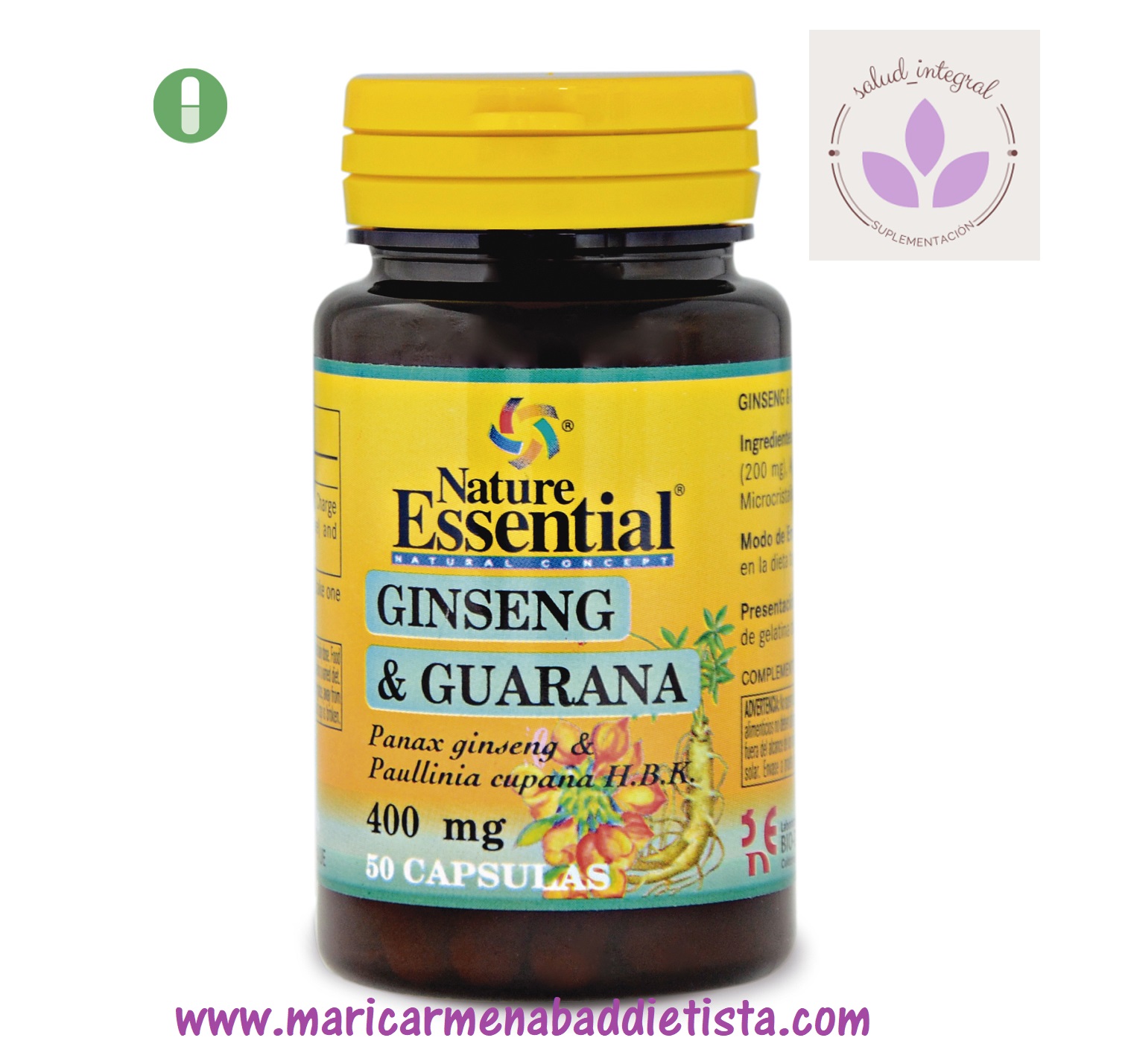 150054NE2226-GINSENG-GUARANA-400-MG